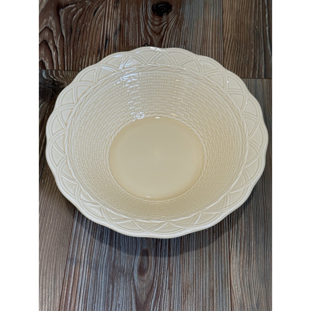 MIKASA - COUNTRY MANOR - 10 1/4" LG BASKET WEAVE VEGETABLE SERVING BOWL - FF008
